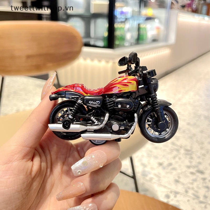 1 Móc Khóa Mô Hình Xe Mô Tô Mini Dễ Thương