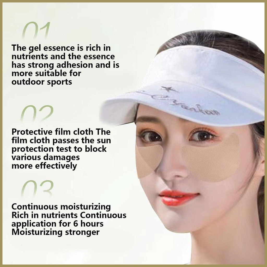 Miếng Dán Chống Nắng UV Cho Mắt paca3vn Khi Chơi Golf