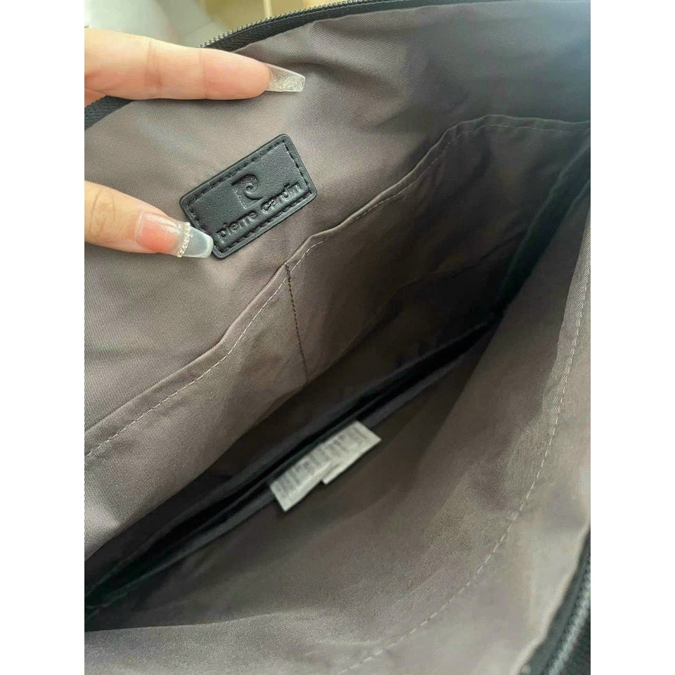 THANH LÝ TÚI PIERRE CARDIN MALAYSIA ĐỰNG HỒ SƠ, LAPTOP VẢI DÙ CHỐNG THẤM