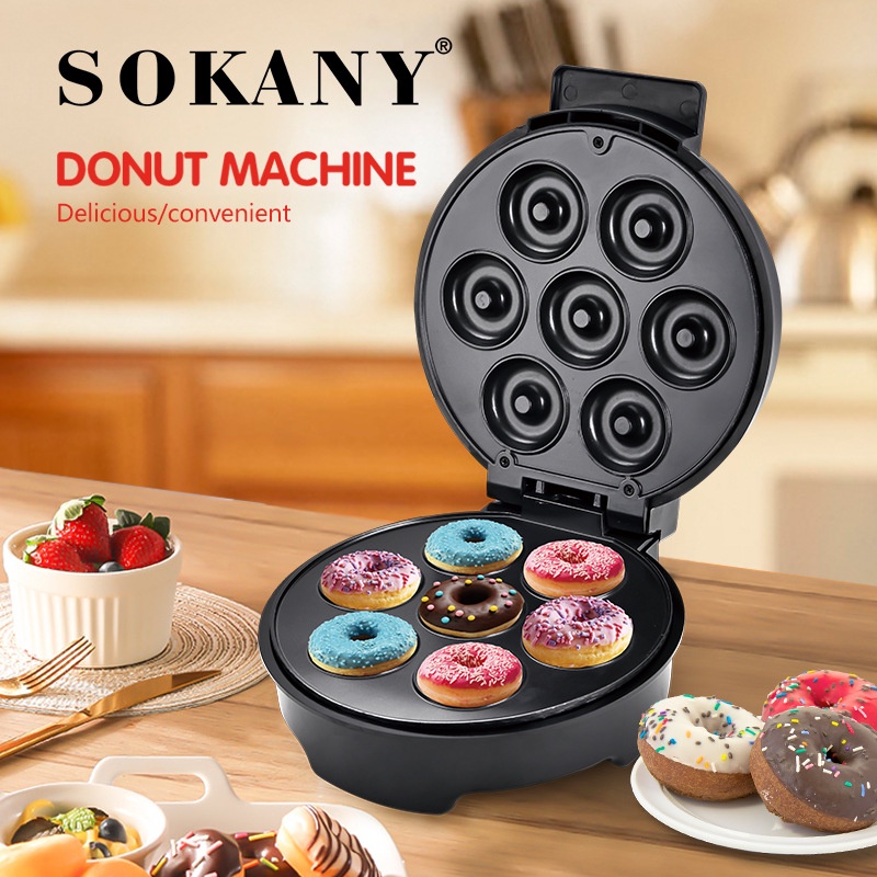 SOKANY327 Dụng Cụ Làm Bánh donut Tráng Miệng Đa Năng Máy nướng bánh đa chức năng cho gia đình