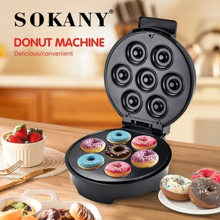 SOKANY327 Dụng Cụ Làm Bánh donut Tráng Miệng Đa Năng Máy nướng bánh đa chức năng cho gia đình