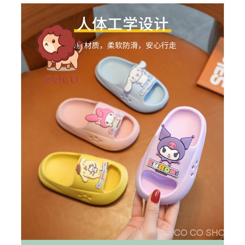 Dép Đi Trong Nhà Tắm Bằng EVA Chống Trượt Phong Cách Mùa Hè Dễ Thương Dành Cho Trẻ Em