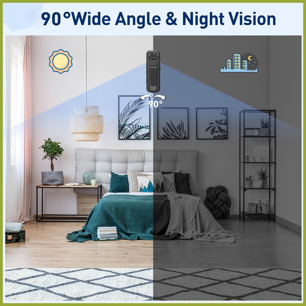 Camera Thể Thao Mini Bỏ Túi Có Âm Thanh Và Ghi Hình Tiện Dụng Cho tamvn