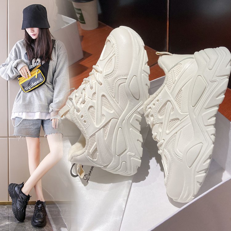 Giày Thể Thao Tăng Chiều Cao Phối Lưới Thời Trang Mùa Hè 2023
