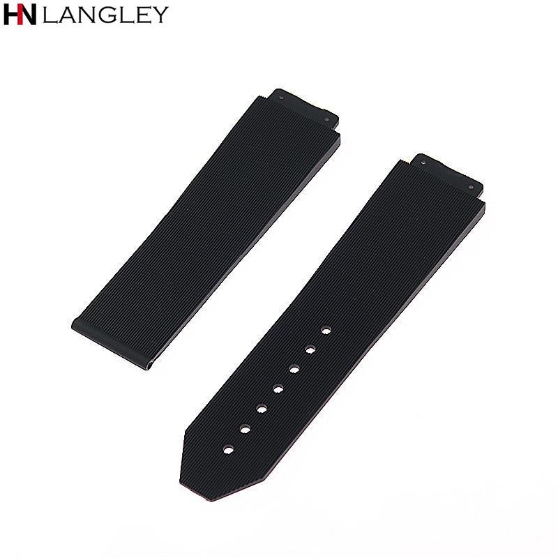 Dây Đeo Đồng Hồ Bằng Silicone Mềm Họa Tiết Kẻ Sọc 15 / 21mm 1523mm 19x25mm Cho Nữ