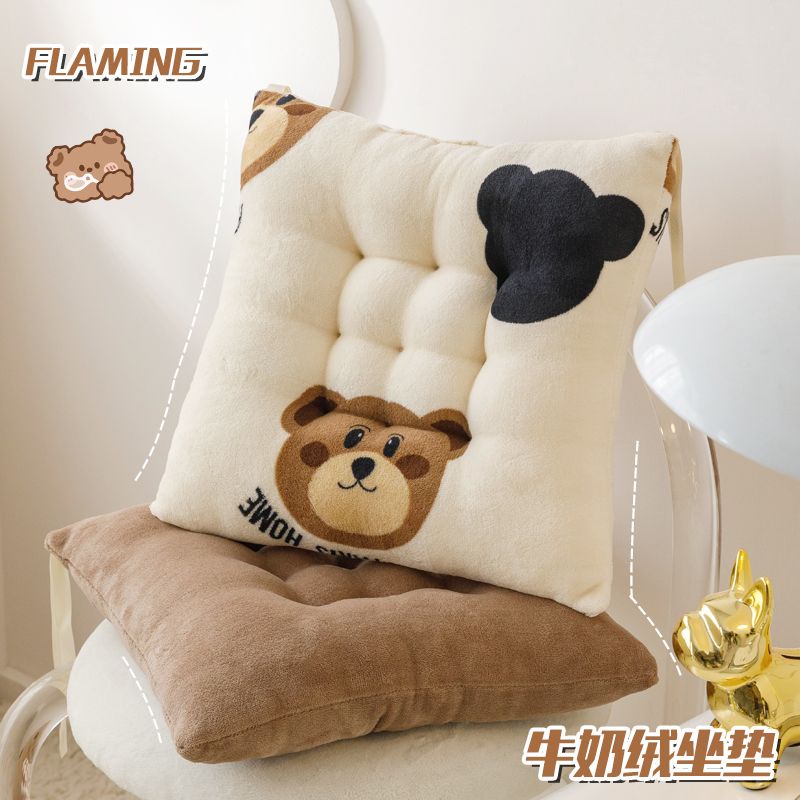 Đệm Lót Ghế Ngồi Văn Phòng Bằng Lông Cừu Sữa Dày Dặn