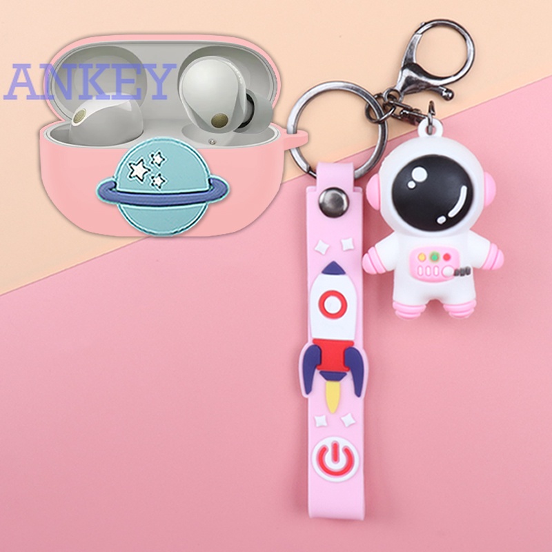 Vỏ Bảo Vệ Hộp Sạc Tai Nghe sony wf-1000xm5 1000xm5 Bằng Silicon Họa Tiết Hoạt Hình Dễ Thương