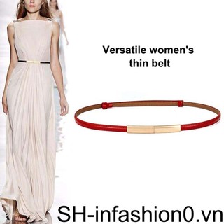 1 Dây Thắt Lưng Khóa Hợp Kim Màu Trơn Thay Thế Dành Cho Nữ