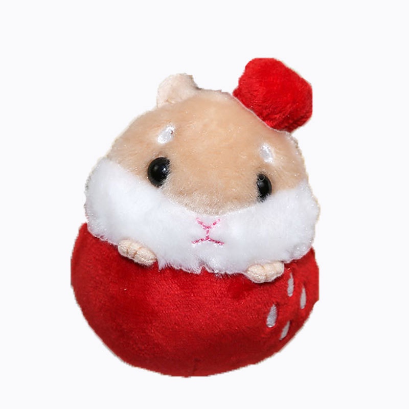 Móc Khóa Hình Chuột Hamster Nhồi Bông 13cm Đáng Yêu