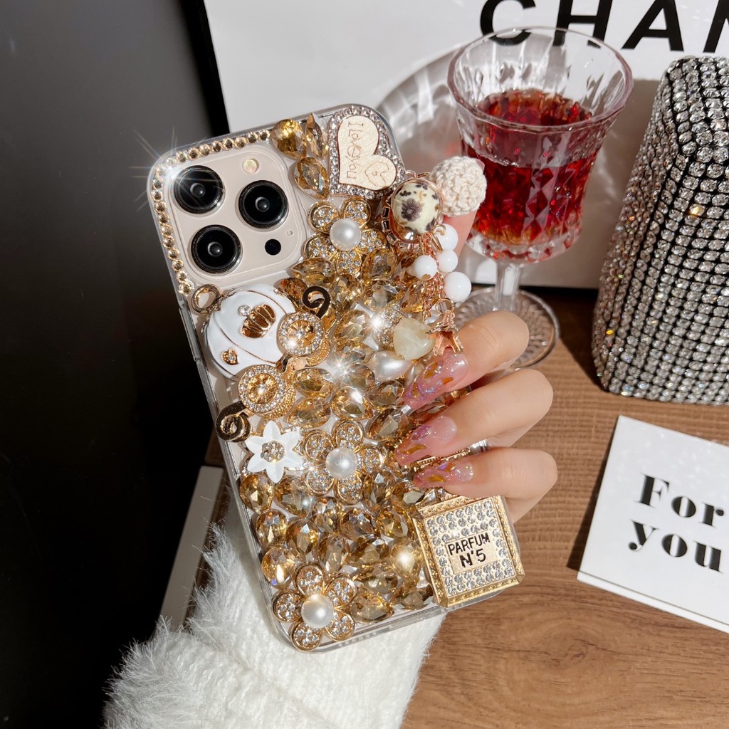 Ốp Điện Thoại Samsung S23 Ultra S23 Plus S22 Plus S21 Ultra Họa Tiết Da Báo 3D Đính Đá Lấp Lánh Cho