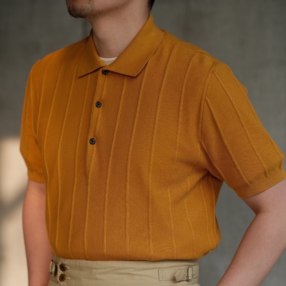 Hàng Mới Về Áo Thun polo Dệt Kim Tay Ngắn LU584