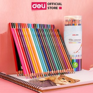 Bút Chì Màu Gốc Nước Deli Cao Cấp Dạng Cốc Lõi Chì Cao Cấp Năp Kèm Gọt Tiện Lợi Dạng Hũ Học Sinh Mỹ Thuật Phác Thảo Chì