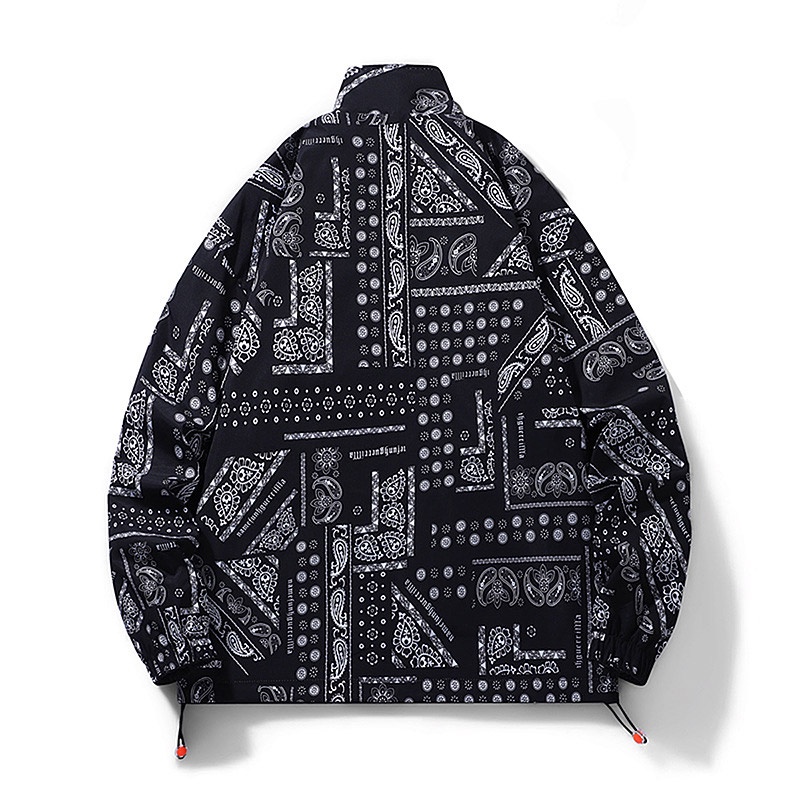 Áo Khoác Thể Thao Tay Dài Dáng Rộng In Họa Tiết Thời Trang Cho Nam Và Nữ