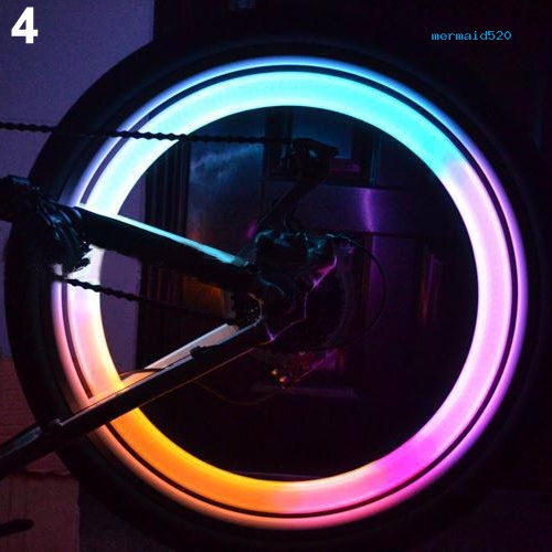 Đèn LED Gắn Bánh Xe Đạp / Xe Hơi An Toàn Tiện Lợi