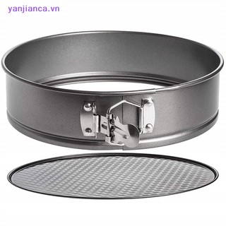 Yanca round springform pan non cheesecake mold with removable bottom baking mold bakeware spring form cake tin vn