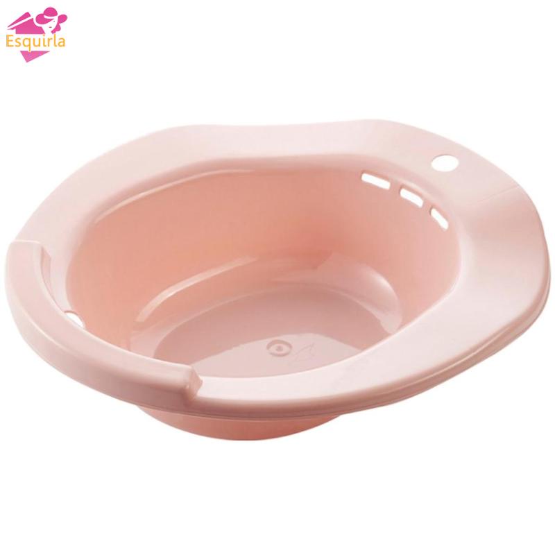 Bồn tắm ngâm hông esquirla high-spa sitz bath for hemorrhoids tránh ngồi xổm màu hồng