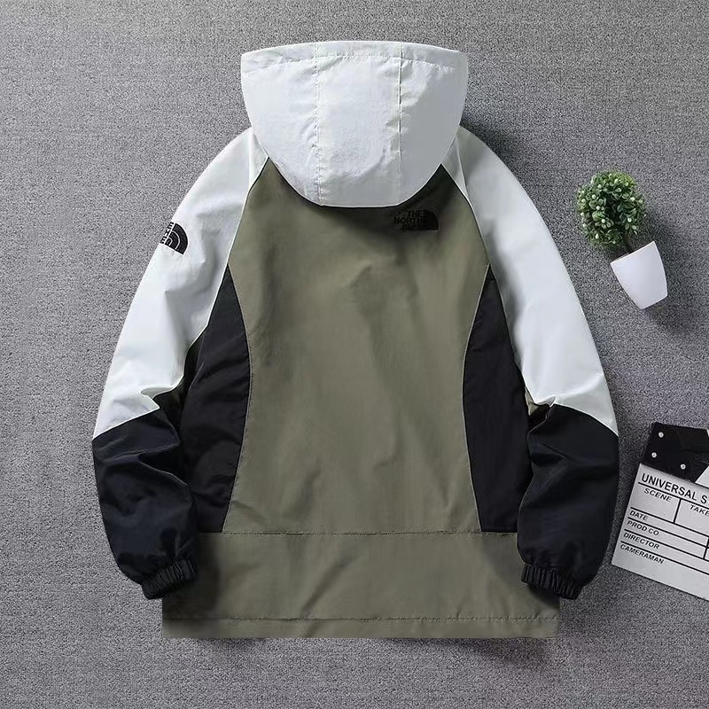 Logo thêu the north face 100% nguyên bản lưới lót bên trong không thấm nước áo khoác safari cặp đôi áo khoác áo khoác cho nữ áo khoác trơn áo khoác bomber áo khoác gió áo khoác hood cho nam