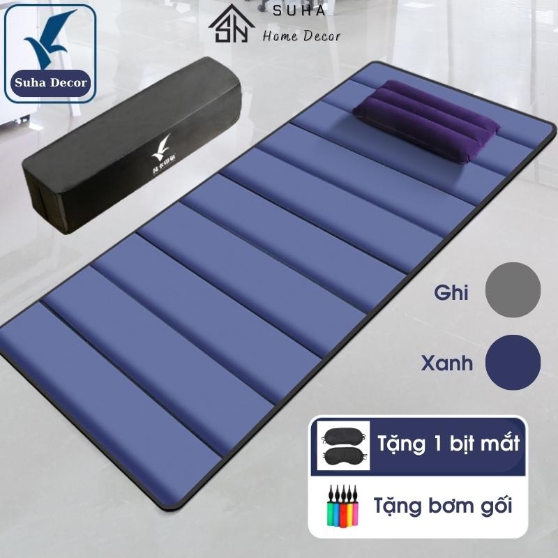 Đệm ngủ văn phòng nệm văn phòng gấp gọn có thể sử dùng ngủ trưa, đi du lịch kích thước 70x190cm dày 1,5cm - Suha decor
