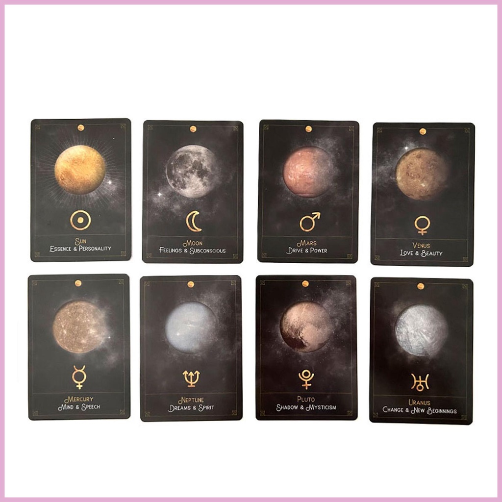 Tarot oracle cards english beginner -cards portable 43-cards lời tiên tri bói toán thẻ bói toán bí ẩn shinvn