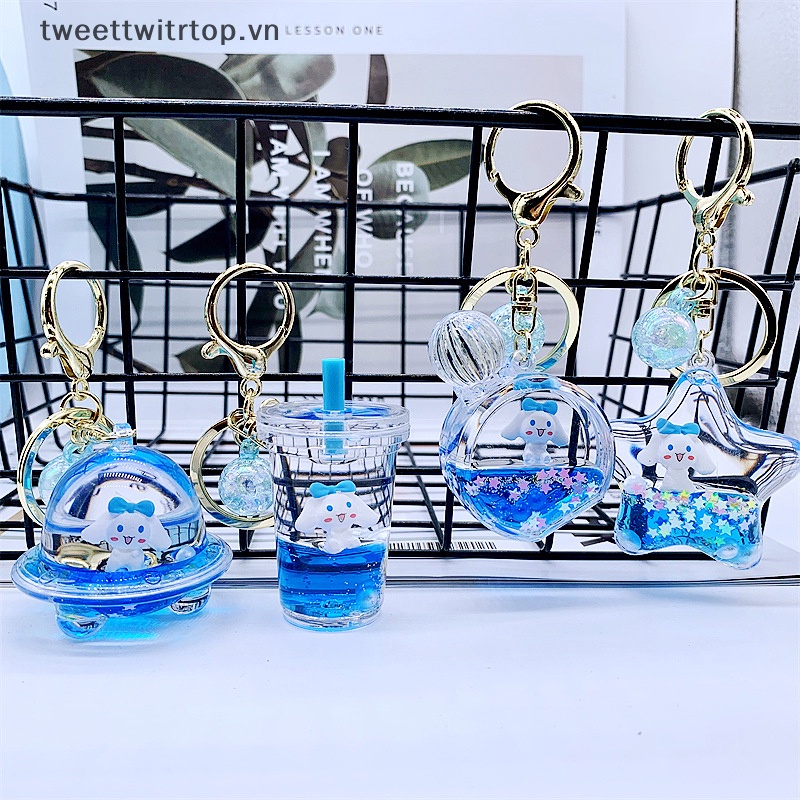 SANRIO Trtop Móc Khóa acrylic Họa Tiết Hoạt Hình Chó cinnamon Đáng Yêu Sáng Tạo vn