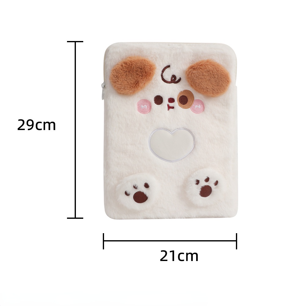 Túi đựng máy tính bảng phim hoạt hình hàn quốc con chó sang trọng túi đựng máy tính bảng cô gái 11 inch ipad túi đựng máy tính bảng sinh viên