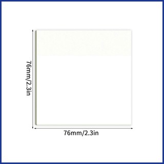 Clear sticky notes 50 sheets không thấm nước trong suốt sticky notes self-adhesive translucent note pads school aiavn aiavn