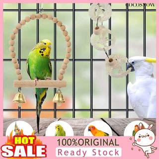18 cái / bộ đồ chơi xích đu con vẹt leo thang an toàn cho bộ đồ chơi con vẹt giải trí molar pastime sáng tạo cho gia đình