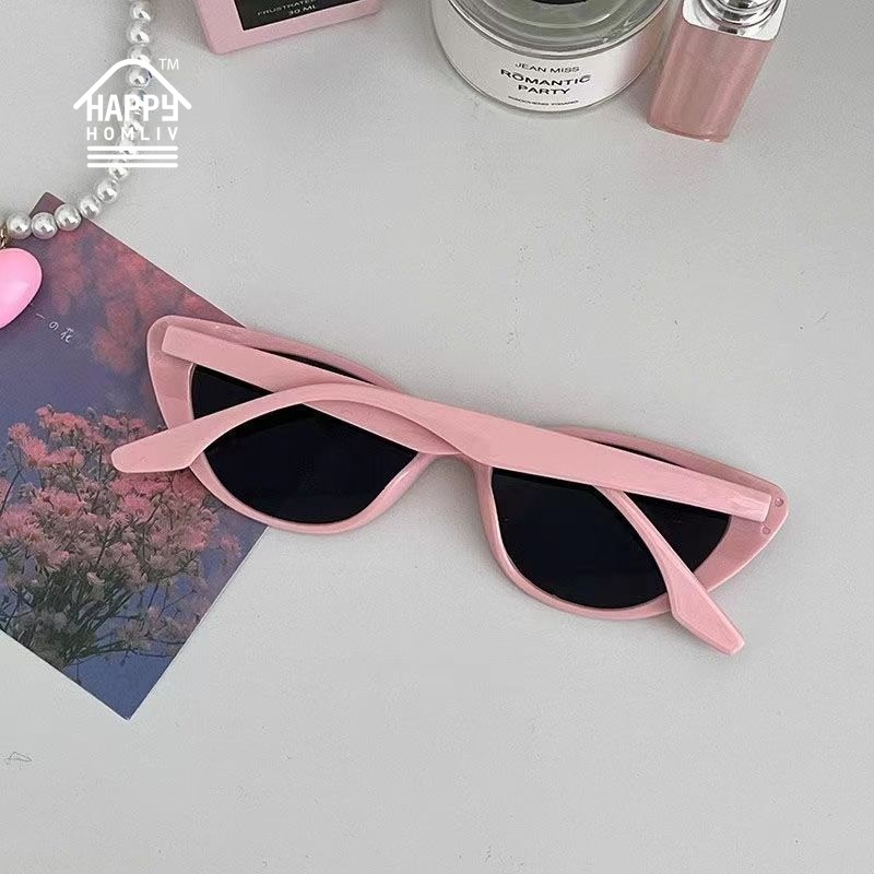 HAPPY HOMLIV Kính Mát Thời Trang Hàn Quốc Phong Cách Retro Dành Cho Nữ
