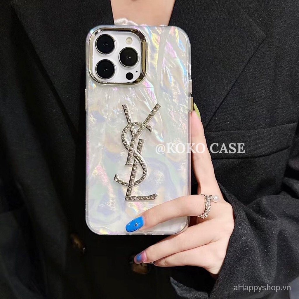 Ốp Điện Thoại Vân Kim Cương Cao Cấp Cho Iphone 14promax 13 12pro