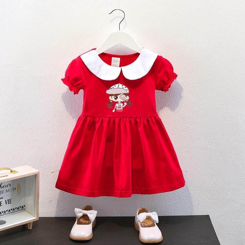 Trẻ em cô gái váy công chúa váy trẻ em cotton sequins váy trẻ em cô gái thời trang quần áo trẻ em mặc