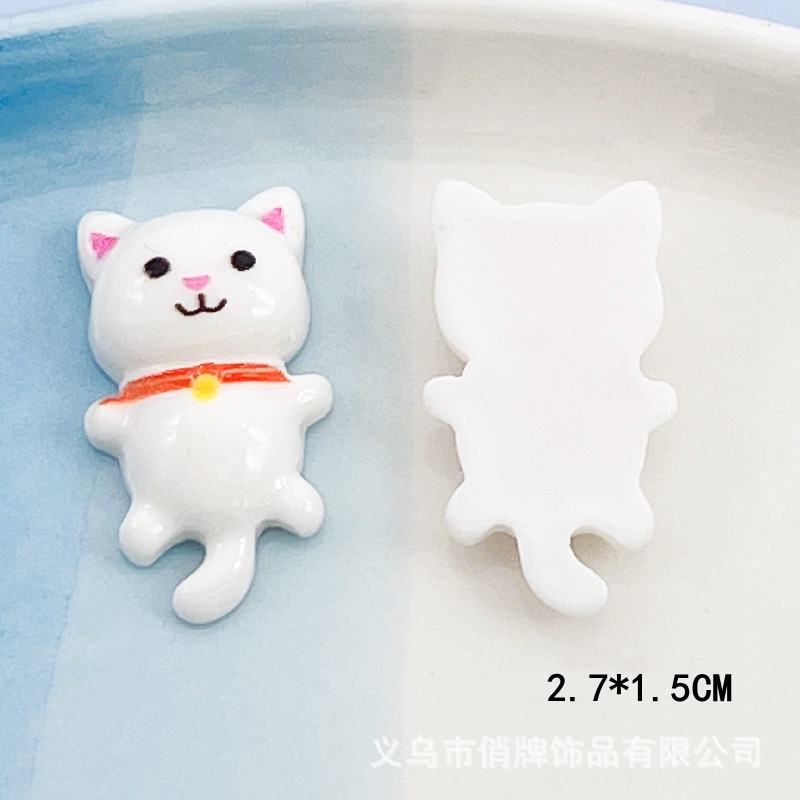 Hoạt Hình Phụ Kiện Kẹp Tóc Hình Mèo Hoạt Họa Màu Dầu Sáng Dễ Thương diy