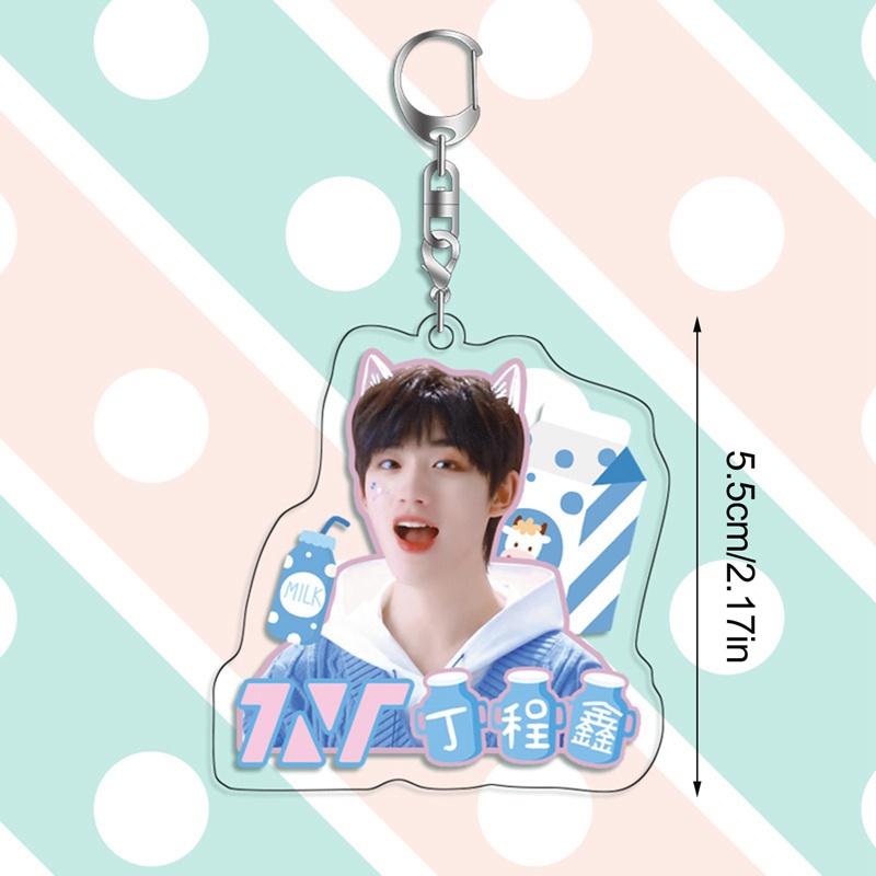 Kuhong tnt times youth league xung quanh hd in acrylic keychain quà tặng