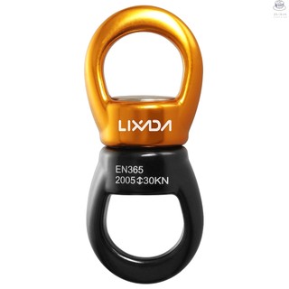 Lixada swing swivel 30kn thiết bị quay an toàn nhất swing spinner carabiner swivel climbing rope swivel for web tree swin