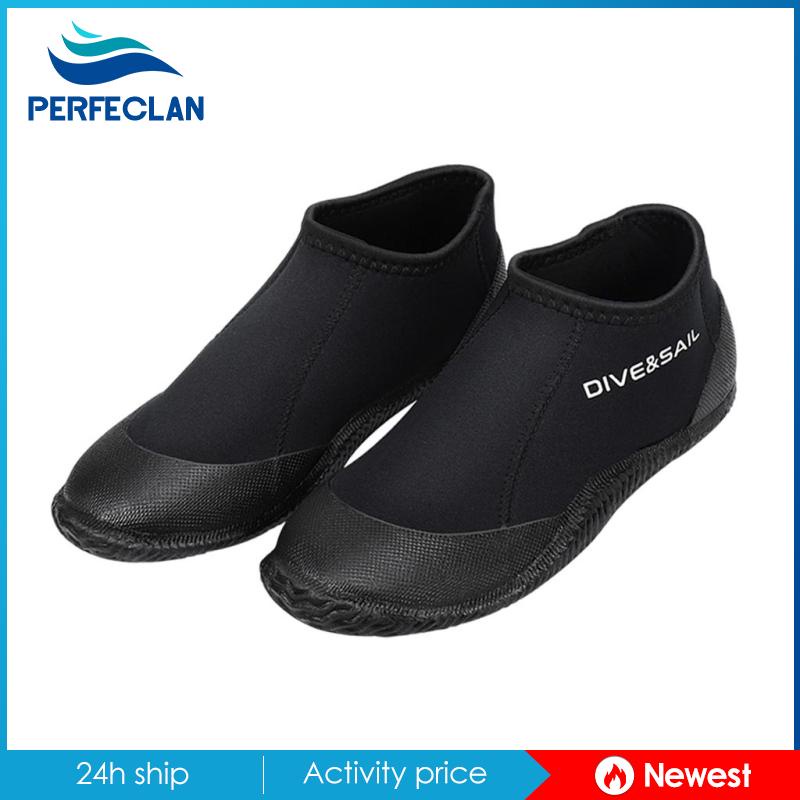 Neoprene 3mm dive boots nslip diving shoes snorkeling rafting phụ kiện