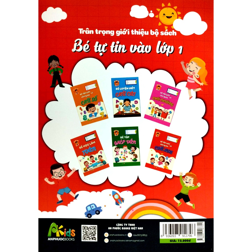 Sách Bé Tự Tin Vào Lớp 1 - Bé Tập Viết Và Làm Quen Với Chữ Hoa