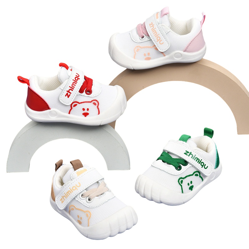 Giày tập đi 0-4 tuổi giày đi bộ nhẹ thoáng khí cho trẻ sơ sinh giày mềm không trượt prewalker