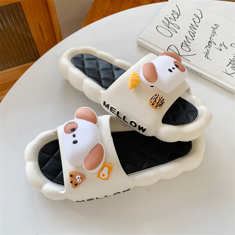 Hoạt Hình Dép Đi Trong Nhà Thiết Kế Hình Cún Con Dễ Thương Dành Cho Nữ