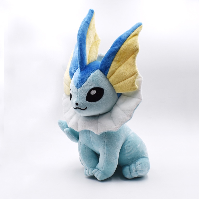 Ere1 30 cm pokemon vaporeon búp bê sang trọng quà tặng cho trẻ em trang trí nội thất eeveelution đồ chơi nhồi bông cho trẻ em ném gối