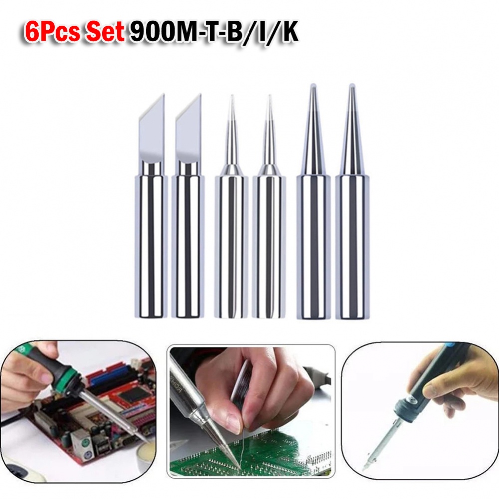 Bộ 6 Mũi Hàn Bằng Đồng Không Chì