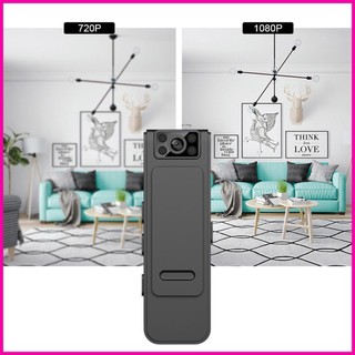 Camera giảm tiếng ồn hd 1080p camera đeo trên cơ thể 1080p video 4k máy ghi âm có thể điều chỉnh 180 camera di động ban đêm lrnvn