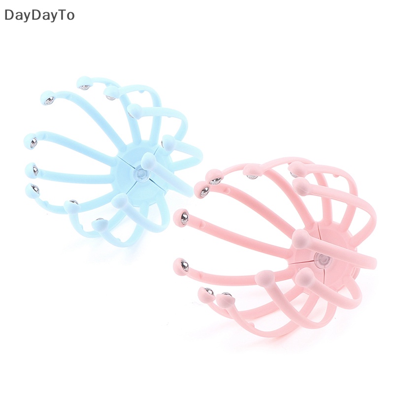 Daydayto 1pc máy mát xa đầu bạch tuộc da đầu căng thẳng thư giãn spa chữa bệnh hợp kim công cụ chăm sóc sức khỏe.