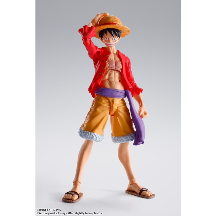 Bandai shf one piece one piece one piece monkey d luffy mũ rơm touch onishima có thể di chuyển thành phẩm
