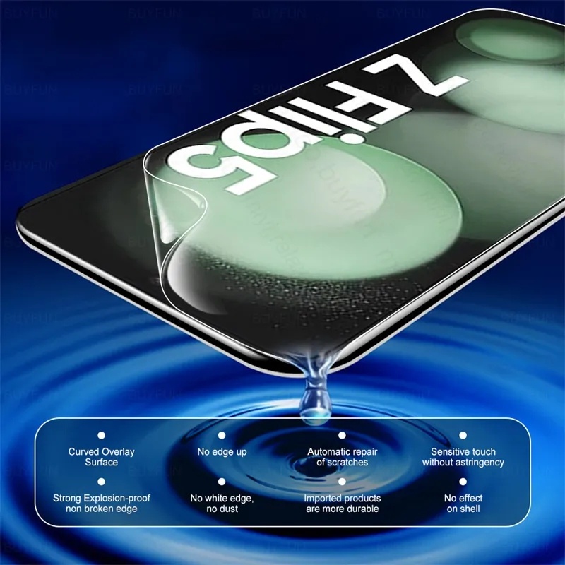 Hydrogel soft Film big Screen Film + Tempered Glass small screen Film + Camera Lens Protective film for Samsung Galaxy Z Flip 5 zflip5 flip5 5G