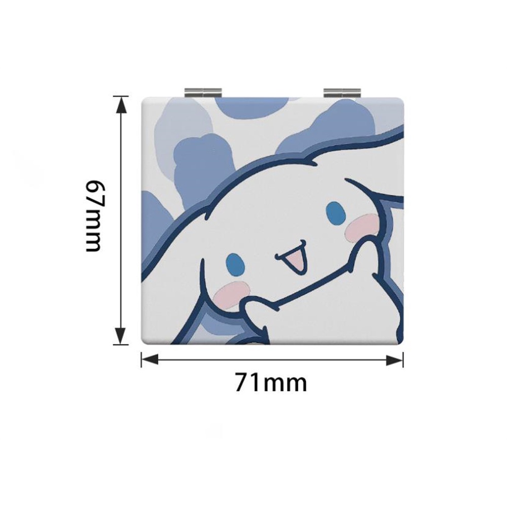 🚚Hàng Có Sẵn🚚Gương Trang Điểm Cầm Tay Họa Tiết Hoạt Hình Xinh Xắn