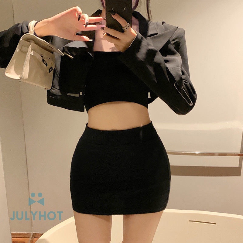 Váy ôm hông dáng ôm gợi cảm ôm sát chân váy cạp cao A-line VN