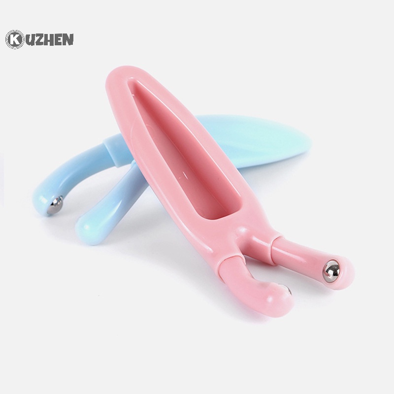 Kuzhen gua sha dụng cụ nạo khuôn mặt bằng nhựa y-shaped fork mũi massage mặt lifg hot