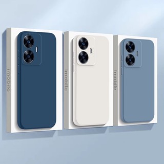 🔥🔥🔥  ốp lưng  realme c55 Ốp Điện Thoại trơn cạnh Vuông Mềm Chống Sốc 