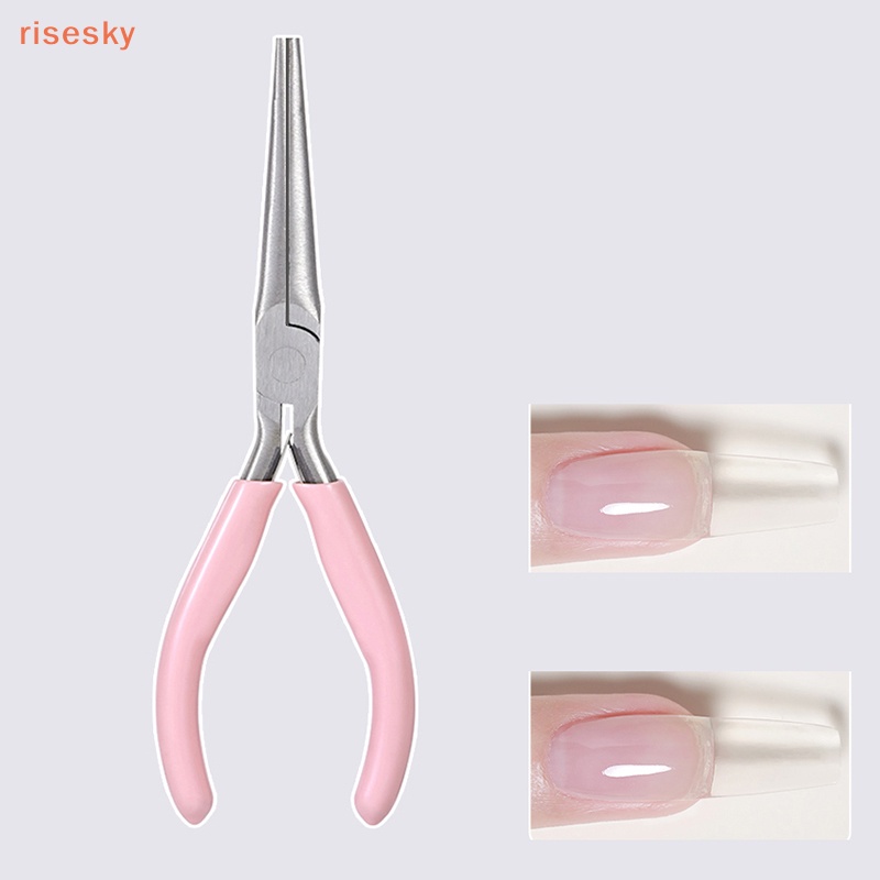 [risesky] Acrylic nail c curve pincher pinching tool kẹp định hình nhíp móng tay mở rộng kẹp uv sơn mở rộng mẹo làm móng dụng cụ làm móng