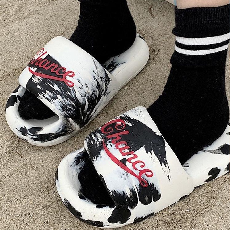 Prowow❤Dép Sandal eva Đế Dày Chống Trượt Phong Cách Thời Trang Đường Phố Dành Cho Cặp Đôi