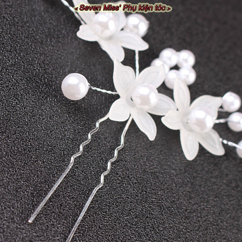 Phụ nữ u hình hoa kẹp tóc chắc chắn mũ cài tóc updos mũ cài tóc